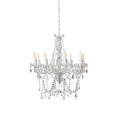 Karli 8 - Light Candle Style Chandelier