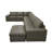 Senkhetu Leather Match Large Seating Modular Sectional-88955412-88955419