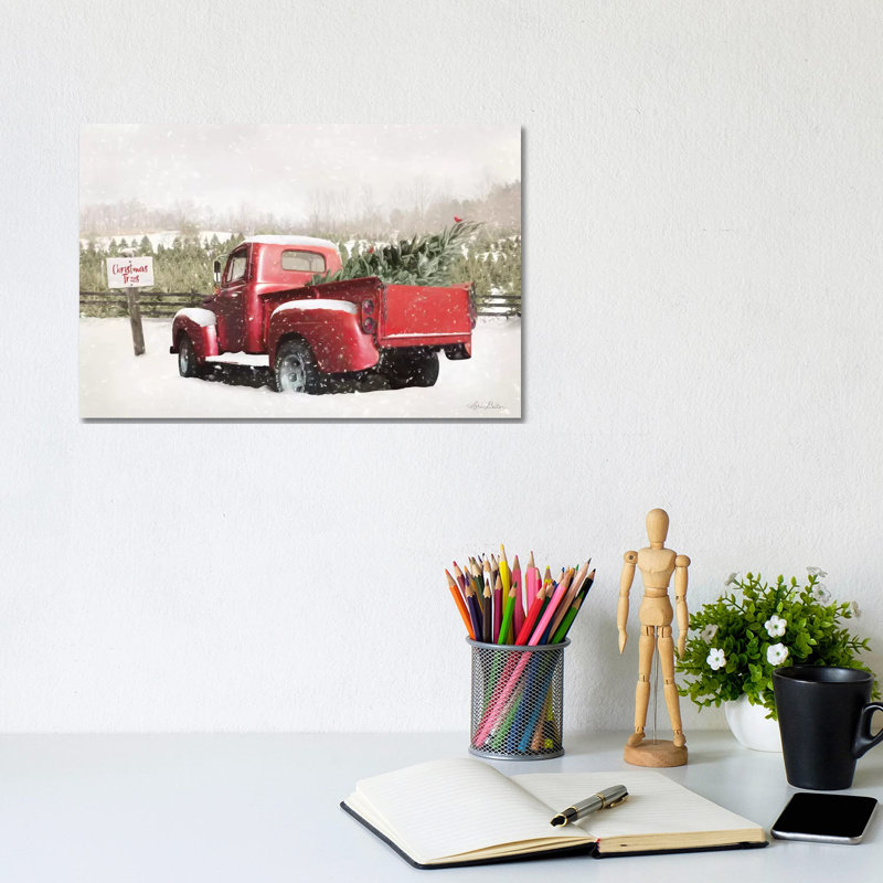 Christmas Tree Pick by Lori Deiter - Wrapped Canvas Print, 20.32 cm H x 30.48 cm W