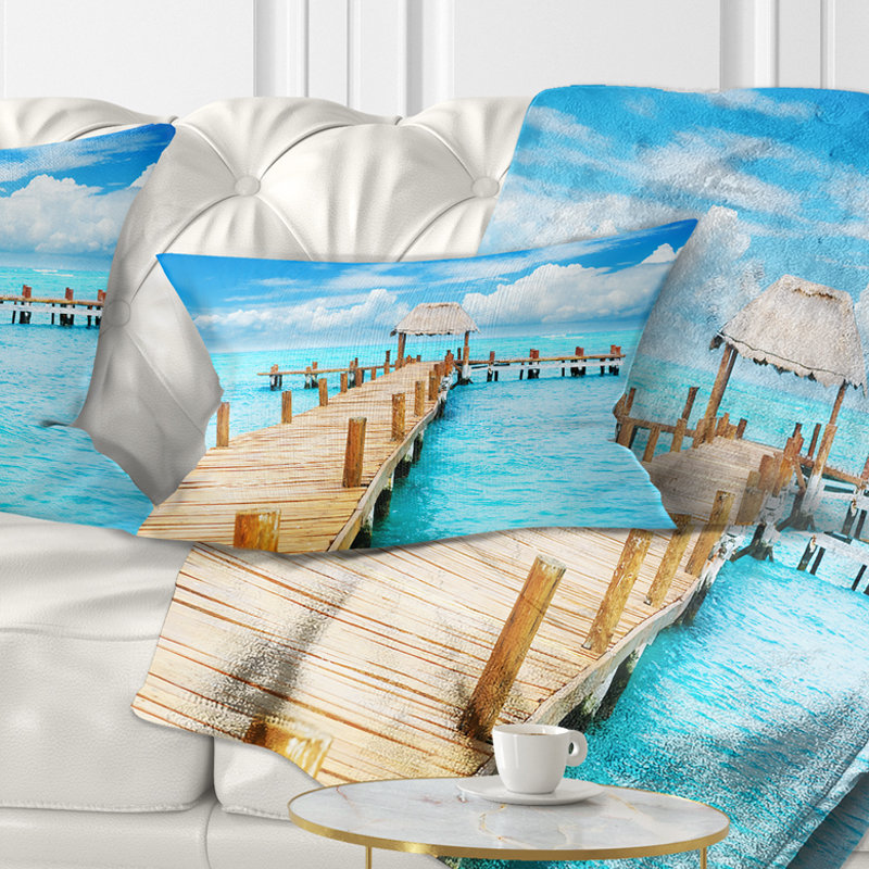 Coussin lombaire seascape tropic paradise