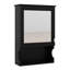 Armoire de rangement de salle de bain murale 20 "avec miroir, armoire à pharmacie moderne avec tablette réglable, rangement mural avec porte-408673072