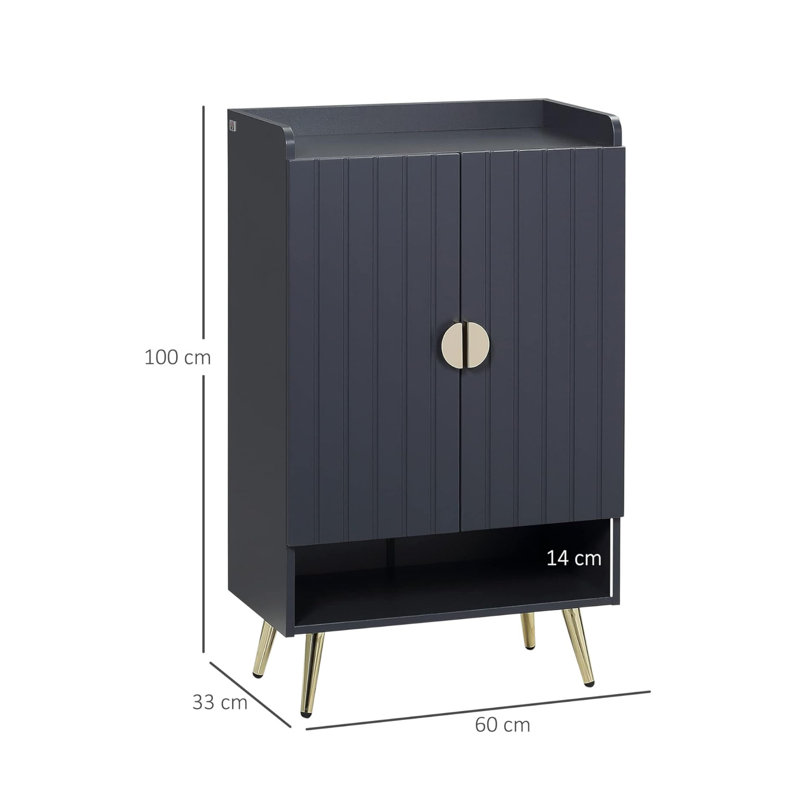 25 Pair Shoe Storage Cabinet
