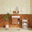 Meuble-lavabo mural simple 23,6 po avec comptoir en céramique-1054248508