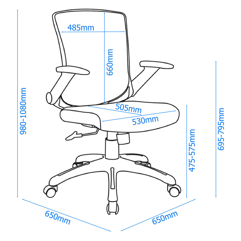 Mesh Office Chair, Black