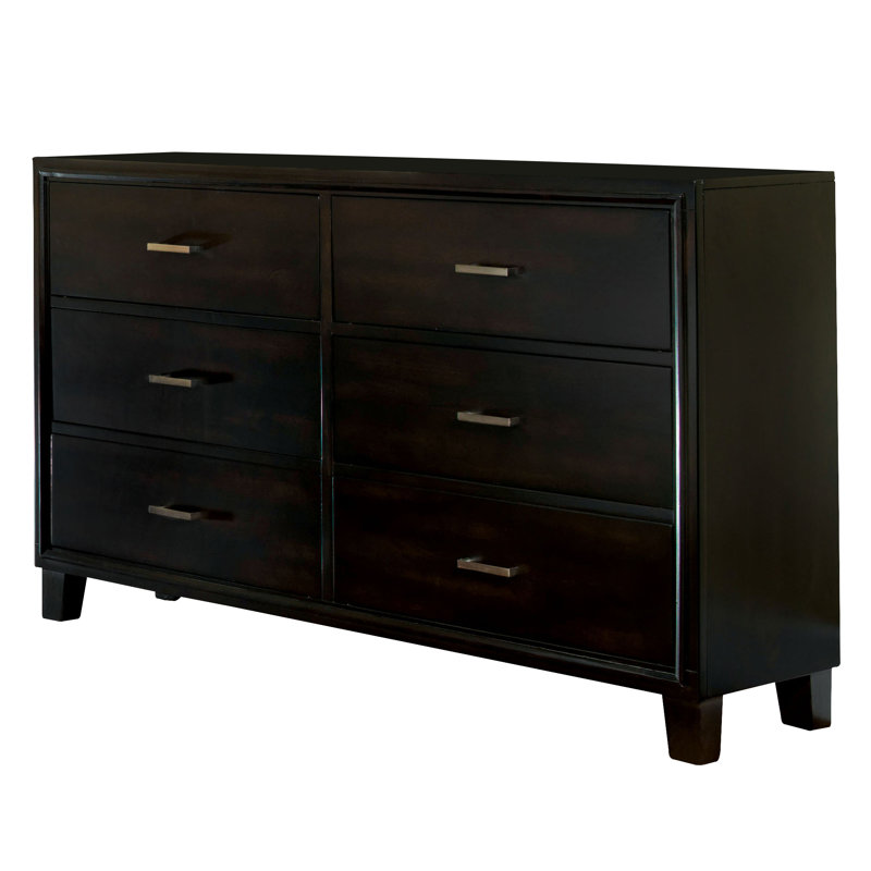 Commode double 6 tiroirs Aniylah