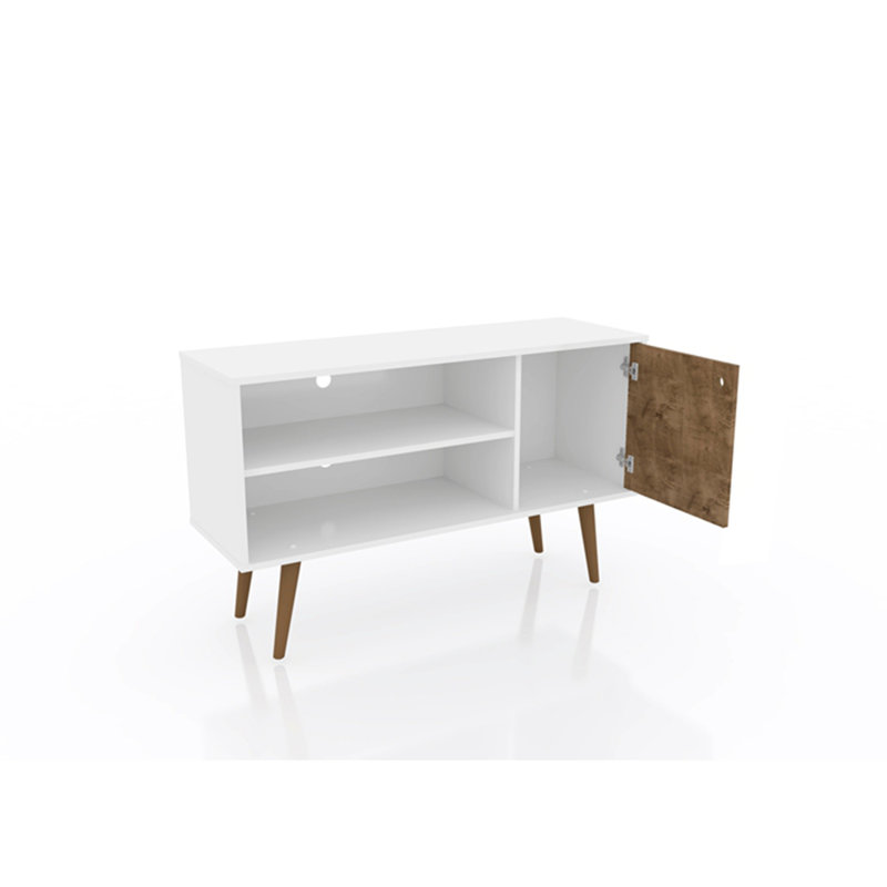 Liberty 43" TV Stand, Natural/White