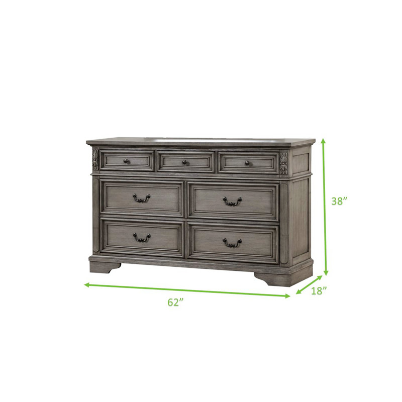 Grand Minakshi 2 pièces, Grand, 2 Pcs : Bed, Nightstand