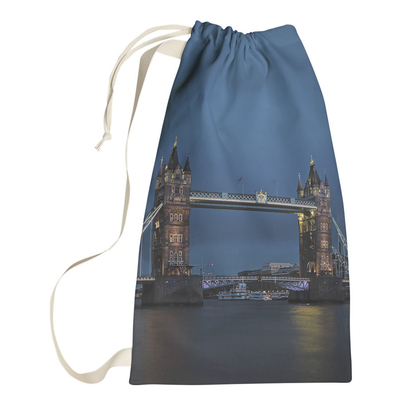 Sac à linge tour bridge, Petit (H 64 po x l 20 po x P 1,5 po)