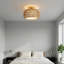 Rattan Semi Flush Mount