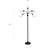 Adjustable Multi-Head Floor Lamp With Shades, 5-Light Contemporary Design, Rotary Switch, Ideal For Living Room, Office, Kids Bedroom, And Playroom