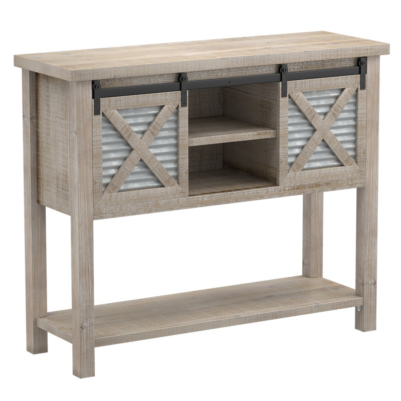 Johnmason 40'' Solid Wood Console Table