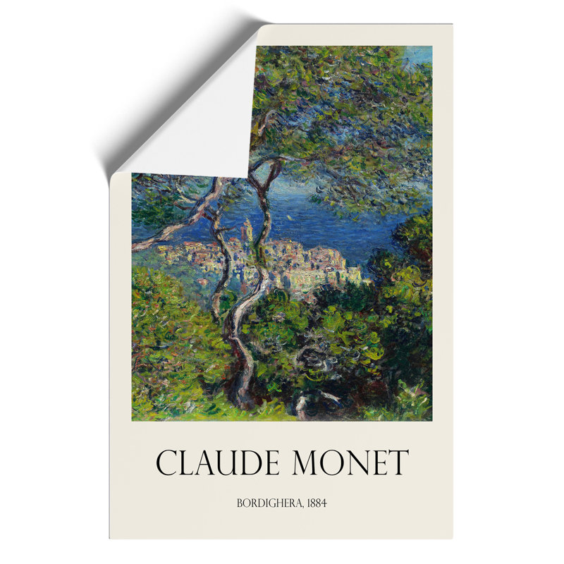 Bordighera Print by Claude Monet - Frameless Print, 42cm H x 30cm W x 0.1cm D