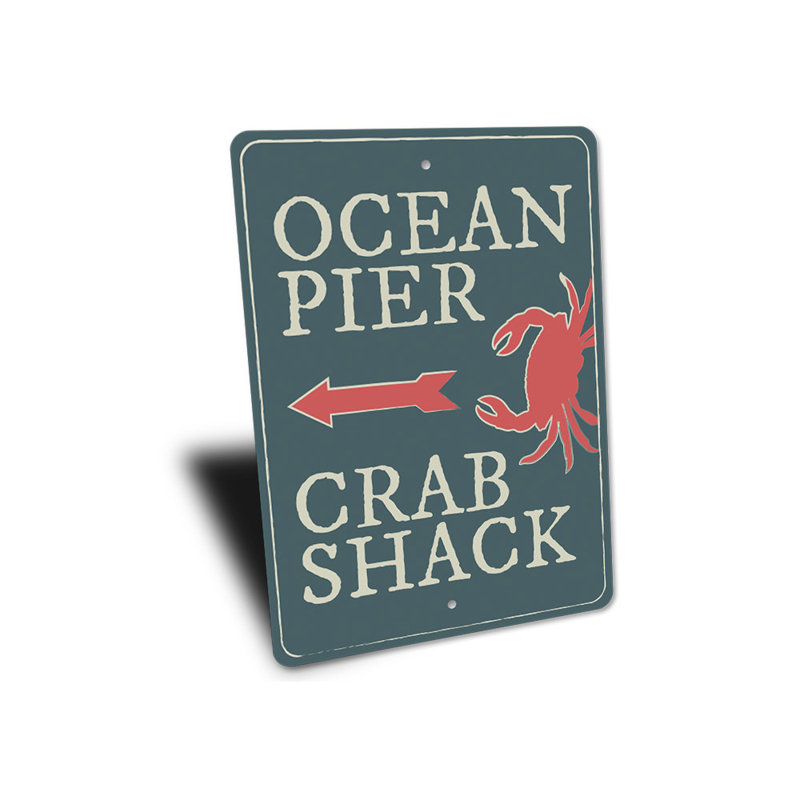 Panneau en aluminium Ocean Pier, H 18 po x l 12 po x P 0,06 po