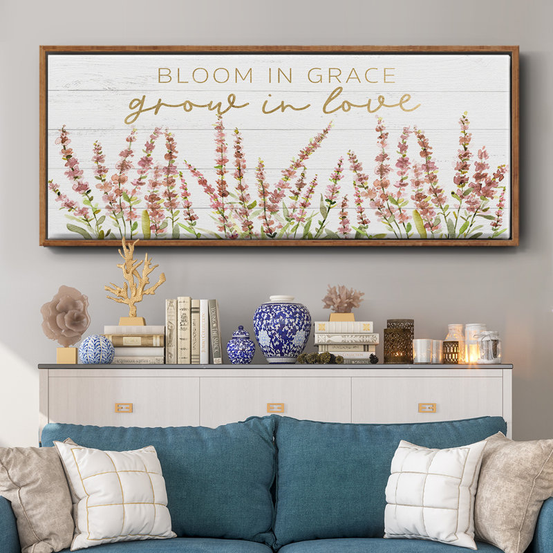 Grow in Love - Toile encadrée