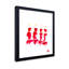 'Red Tulle' Framed Print Wall Art-1122467563-1183011420-1183011421