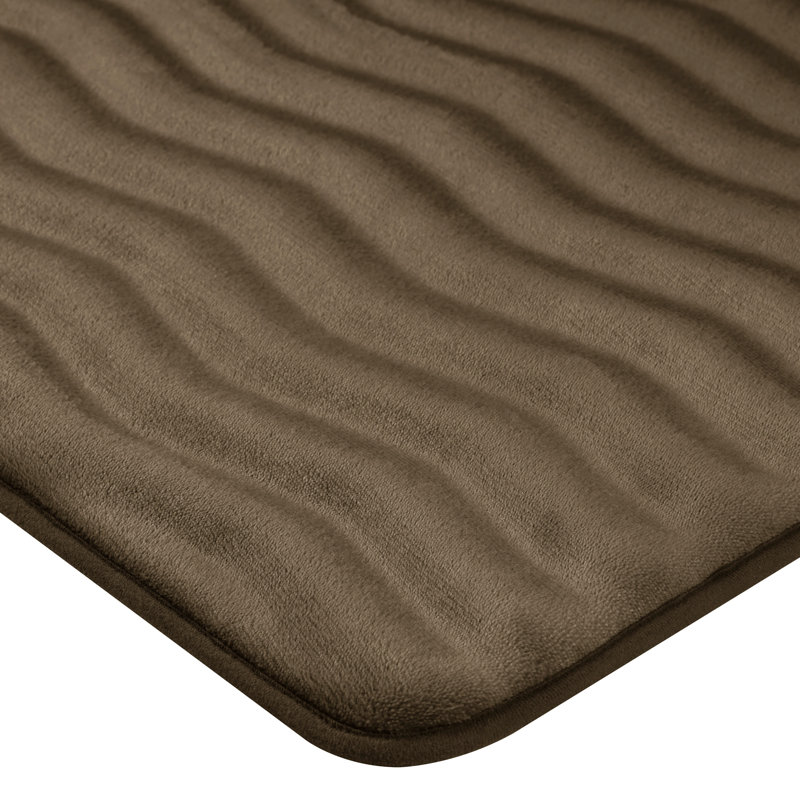Memory Foam Non-Slip Bath Rug, Mocha