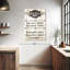 "Kitchen Rules", art textuel sur toile tendue-514444122