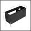 Meuble-lavabo autoportant de 48 pouces avec portes à fermeture en douceur et beaucoup de rangement, durable et facile à assembler