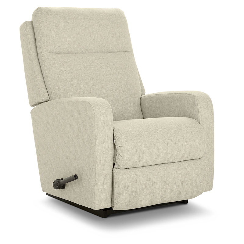 Fauteuil inclinable manuel berçant Finley, Gris brun