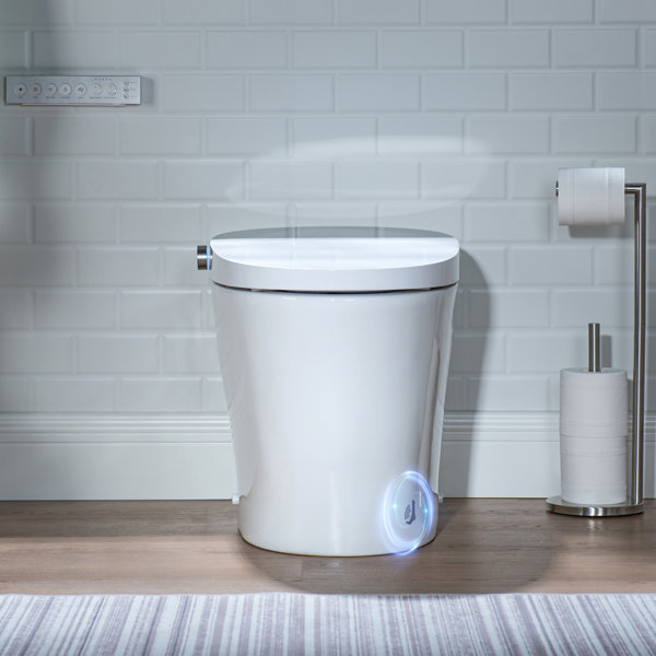 SUPERFLO Smart Tankless Toilet with Auto Flush, One-Piece Smart Toilet with  Heated Seat & Night Light for Bathrooms