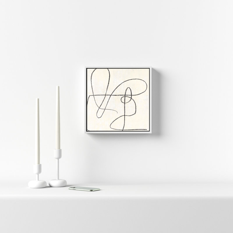 Juxtaposing, 13.5" H x 13.5" W x 2" D, White 
