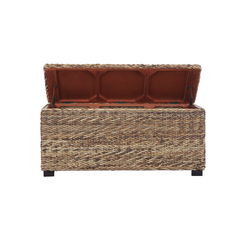 Berndt Woven Storage Bench, Natural