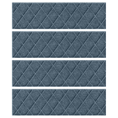 Ensemble de 4 marches d'escalier intérieur / extérieur 8,5 po x 30 po WaterHog Argyle