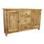 Buffet en bois massif à 3 tiroirs et 3 portes 60 po Bronstein