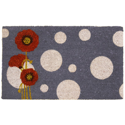 Leonhardt Non-Slip Polka Dots Doormat