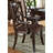 Arri Cross Back Chair in Brown and Dark Walnut (Set of 2)