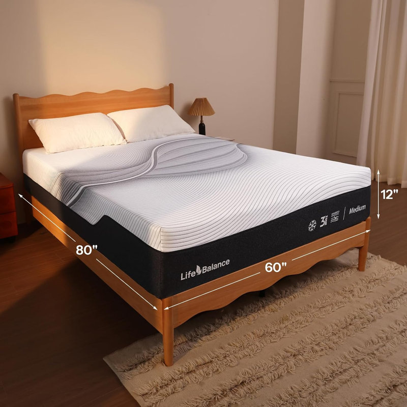 Très grand matelas hybride Streetman 12 pouces