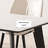 Simple light luxury table and chair