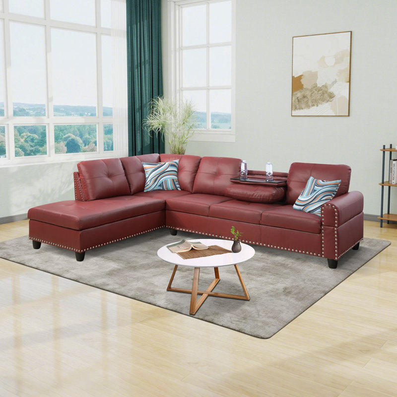 97" Wide Sofa & Chaise Set, Left Hand Facing