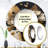 Princy Blue And Gold Daisy Bunch II - Daisy Large Mirror, Blue Round Unique Wall Mirror Decor, Printed Metal Art-349575464