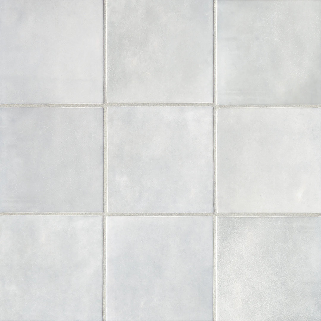 Cloe 5 in. x 5 in. Handmade-Look Ceramic Wall Glossy Subway Tile Bedrosians 
