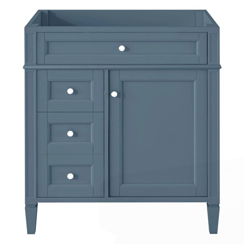 Meuble-lavabo de 30 po sans lavabo supérieur, Indigo, 29"