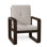 Chaise de patio avec coussin Vale