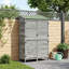 Vidaxl Garden Shed Solid Fir Wood Storage Cabinet Outdoor Modern Design Ample-129097281