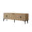 59.1" Storage Console - Modern Slatted Entertainment Console