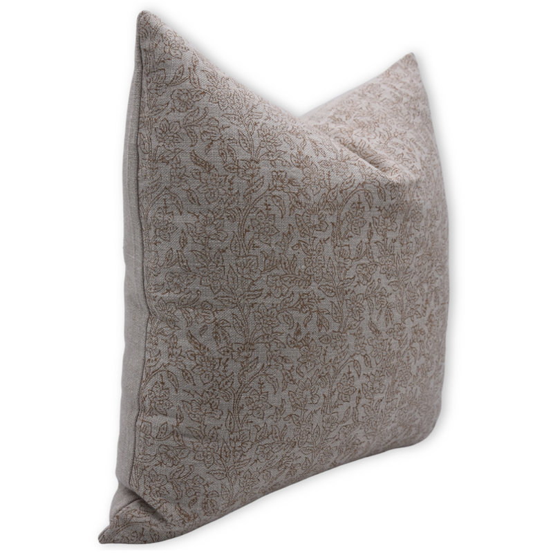 Fabdivine Accent, Decorative Throw Pillow Covers Floral and Green Sofa Cushions Vishaljaal- 20X20 Inch, 20" x 20"
