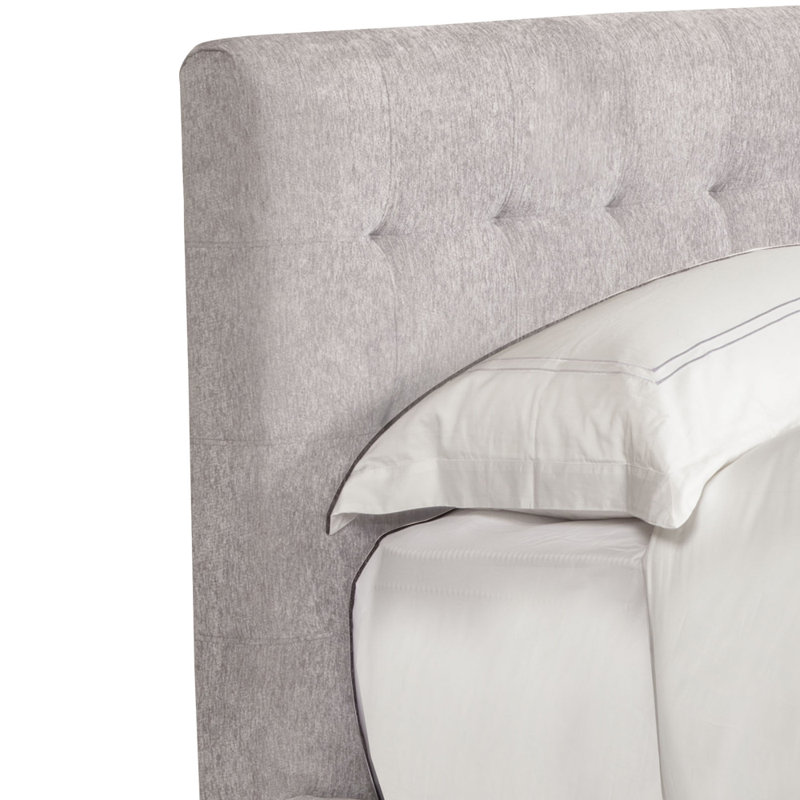 Anahis Upholstered Standard Bed, Natural, Queen