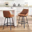Janayshia 65cm Swivel Bar Stool-1865890691