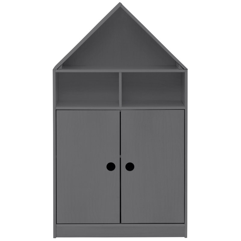 Cervantes 2 Door Wardrobe, Grey
