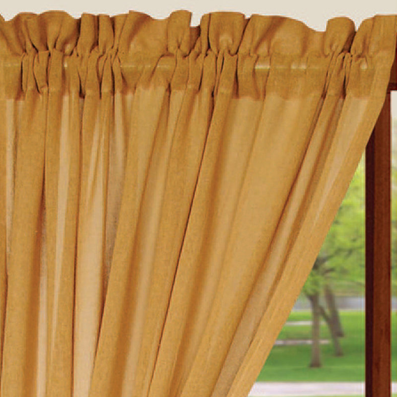    Paire de rideaux de chambre en coton Elani
