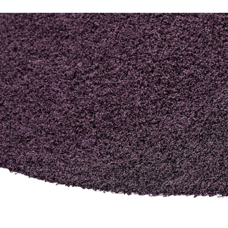 Avett Solid Colour Area Rug, Round 200cm