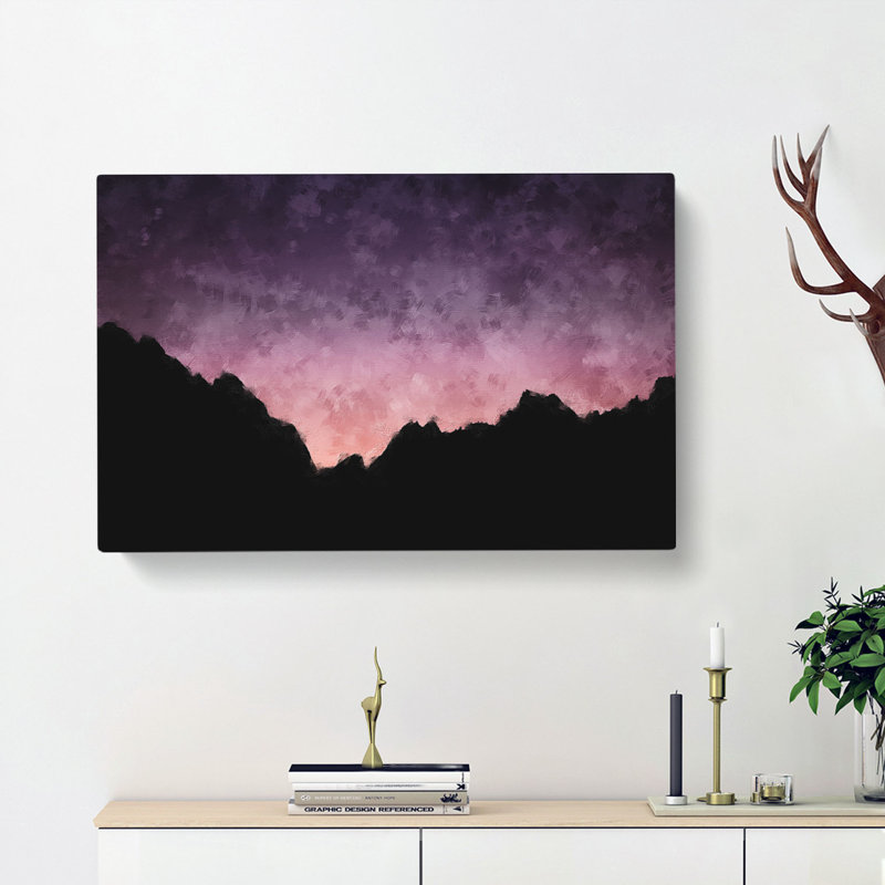 Pink Sky At Night - Wrapped Canvas, 35cm H x 50cm W x 3cm D