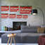 Plaque de fantaisie en aluminium 10 po x 14 po Christmas Decorations