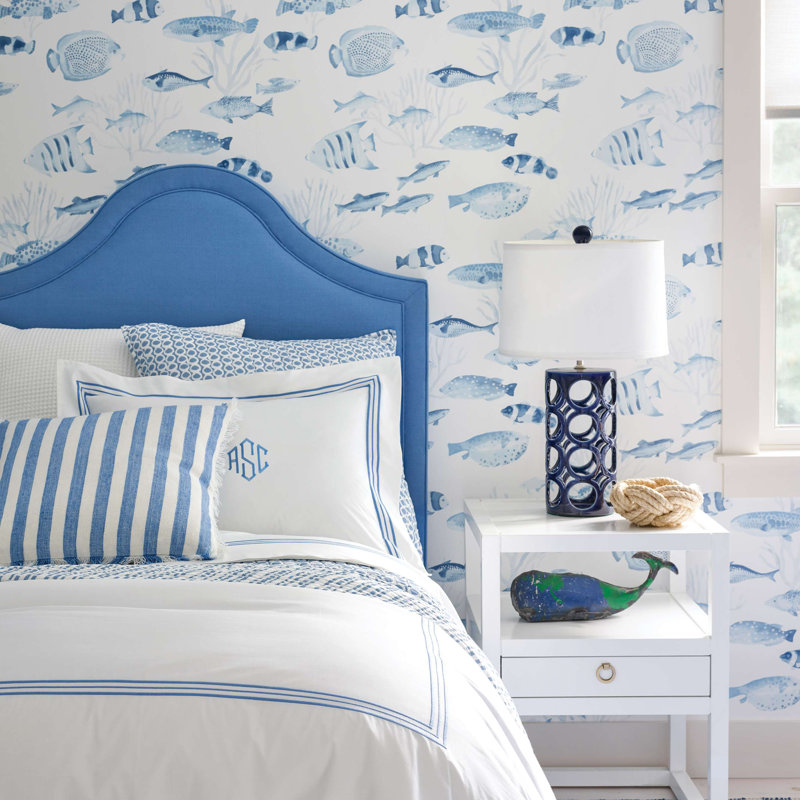 Tyler Quilted Sham, Euro, French Blue