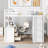 Loft Bed With with Drawers,Desk,and Wardrobe,Platform Bed,Bed Frame-1550444633-1550444639