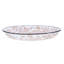 Taupe Swirl Handmade Enamelware Dinner Plate